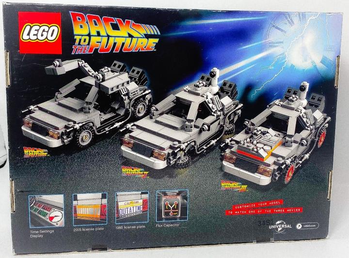 Actual product image LEGO Cuusoo DeLorean time machine (21103, LEGO Ideas)