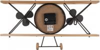 Produktbild Ootb Flugzeug-Uhr, Vintage Look, aus schwarzem
