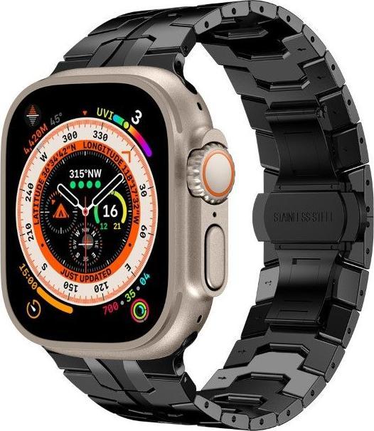 Immagine prodotto MU Style Bracciale di ricambio Iron Man in acciaio inossidabile serie OH (20 mm, Acciaio inossidabile)