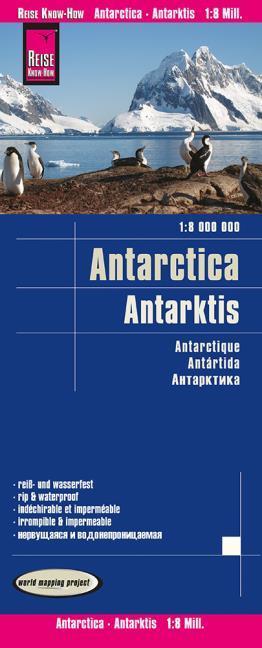 Actual product image Map of Antarctica. Antarctic. Antarctique. Antártida