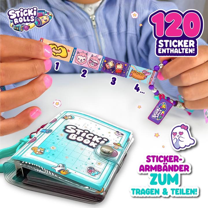 Actual product image Sky Castle Sticki Rolls - portable divisible sticker jewellery - Sticki book set