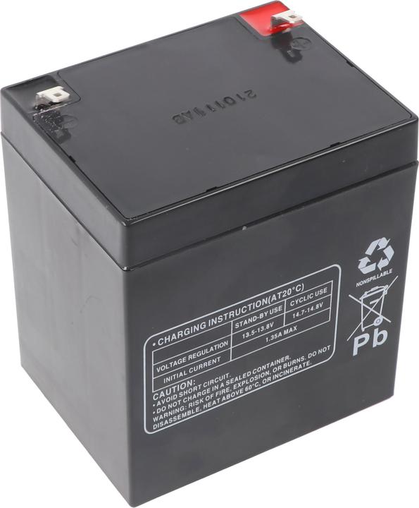 Actual product image Multipower Battery MP4.5-12 t with 4.8mm Faston connector (12 V, 4.50 Ah)