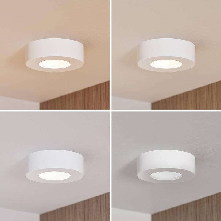 Immagine prodotto Prios Plafoniera LED Edwina, bianca, 12,2 cm (360 lm)