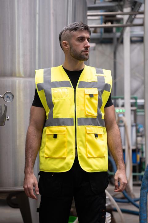 Produktbild Korntex Gefütterte Warnweste (4XL)