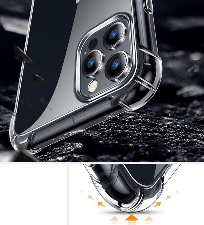 Actual product image Screenguard Apple iPhone 11 Pro Max Case Crystal Soft Airbag Bumper (Apple iPhone 11 Pro Max)