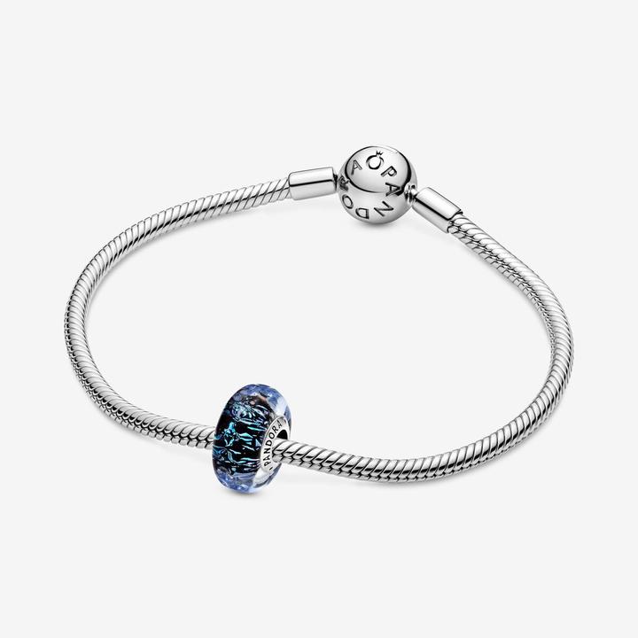 Produktbild Pandora Muranoglas Wavy Dark Blue Ocean (Sterlingsilber)