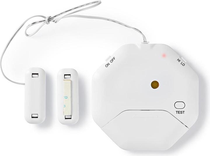 Immagine prodotto Nedis Allarme da porta a finestra alimentato a batteria 2X CR2032 85 dB Bianco