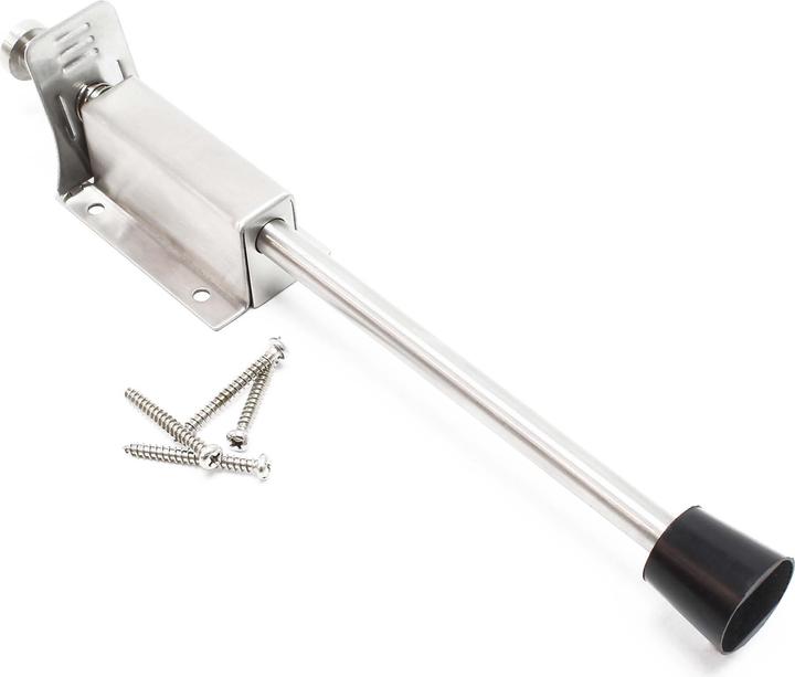 Produktbild Wiltec Pedal Türstopper 118-146 mm Edelstahl Türfeststeller Bodentürstopper Türbremse