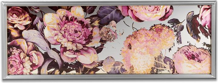 Produktbild Formano Wandbild Spiegel, floral, rechteckig (80 x 30 cm)