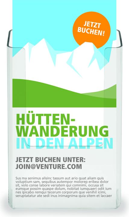 Produktbild Deflecto Prospekthalter freistehend / Wandmontage (DL)