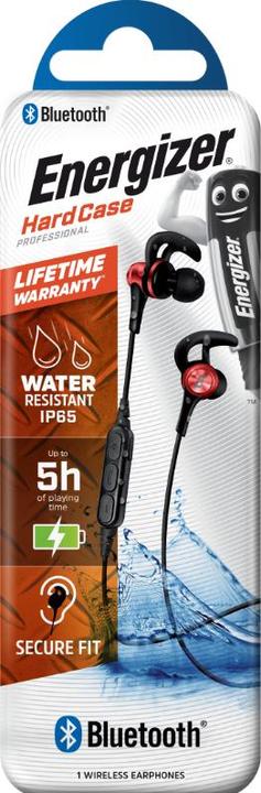 Produktbild Energizer Sport-Bluetooth Kopfhörer, rot (5 h, Kabellos)