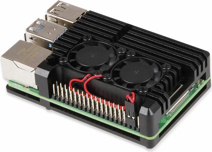 Produktbild Joy-it Armor Case Block Active für Raspberry Pi 4