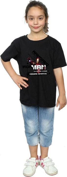 Image du produit - T-shirt IRON MAN ARMORED AVENGER - Fille (152, 158)