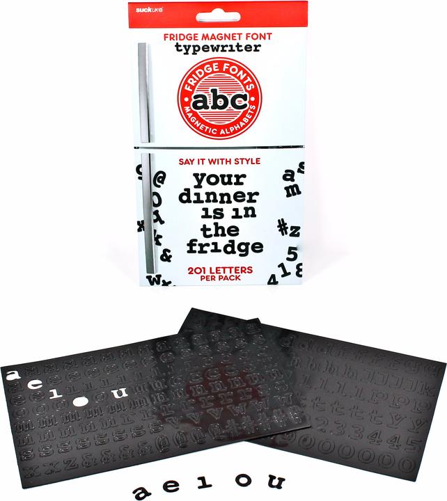 Suck UK Fridge Fonts (201 x)