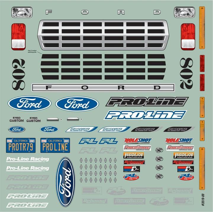 Produktbild Proline Karosserie Ford F-150 1979 Race Truck unlackiert, 1:10