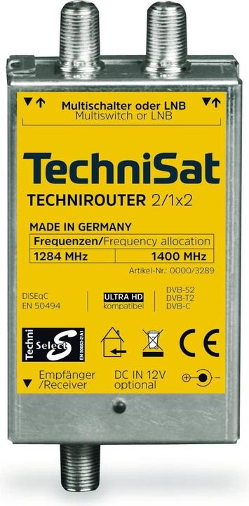 Actual product image TechniSat TechniRouter Mini 2/1x2 (Single cable solution)