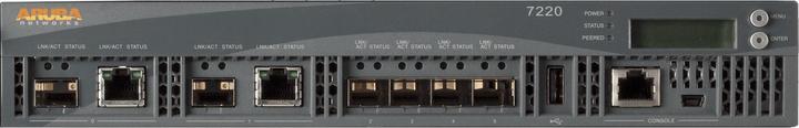 Produktbild HPE E Aruba 7220 Controller, RW, 4 Ports, 10GBase-X SFP+, 2 Ports, Dual Pers 1000BASE-T or SFP
