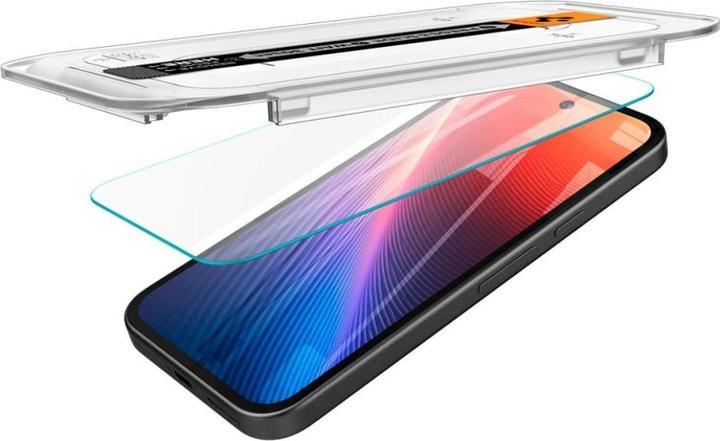 Image du produit Spigen EZ Fit Gehärtetes Glas Clear Displayschutzfolie mit Einbaurahmen Google Pixel 9a (2 pièce(s), Google Pixel 9a)