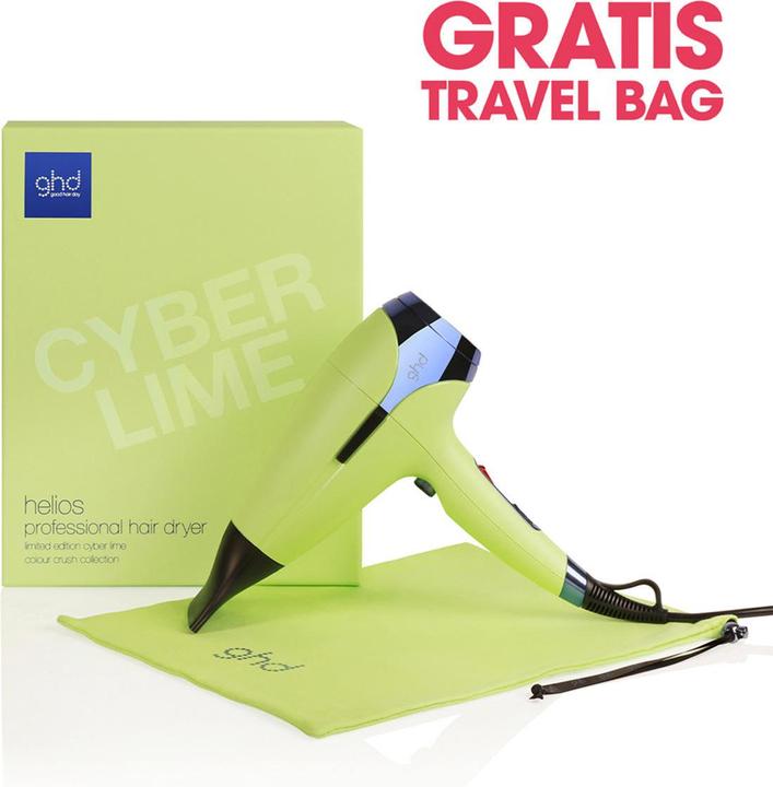 ghd helios® hair dryer cyber lime