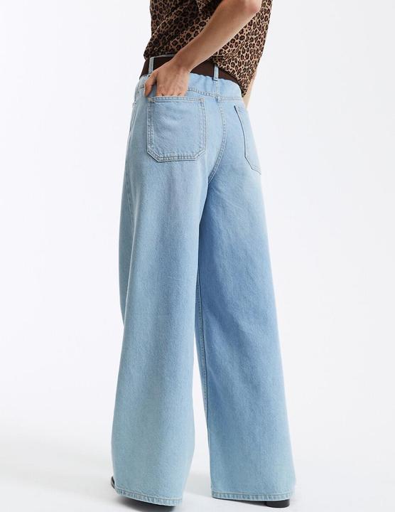 Image du produit La Redoute Collections Jeans extra larges à taille haute (M)