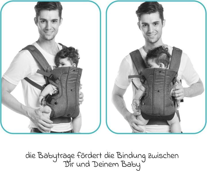 Produktbild Fillikid Babytragen & Tragetücher Babytrage Walk 4in1 für Bauch- und Rückentrageposition