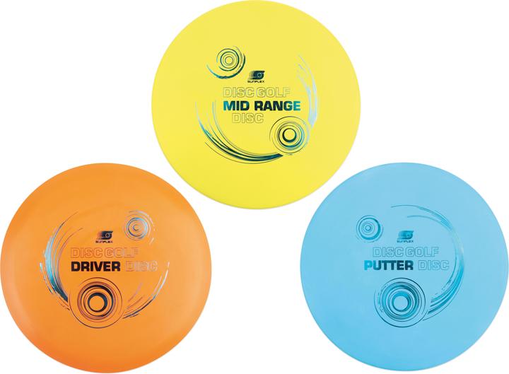 Produktbild Sunflex Wurfscheiben-Set Disc Golf