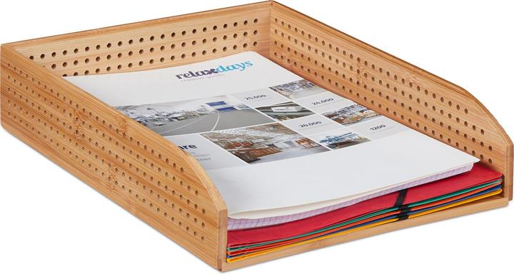 Relaxdays Perforated Document Tray (A4)
