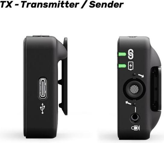 Produktbild RØDE Wireless ME mit Interview GO und Windschutz