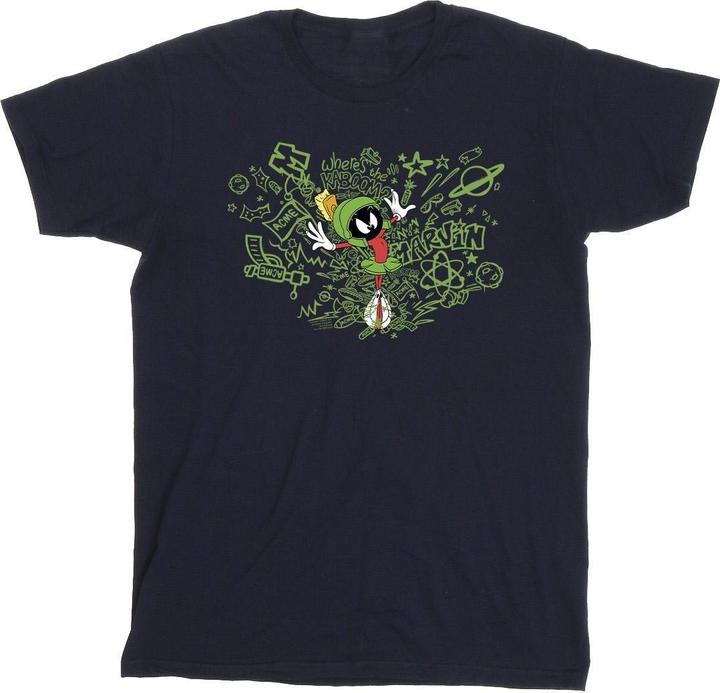 Immagine prodotto Looney Tunes ACME Doodles Marvin Martian Maglietta Uomo (XXL)