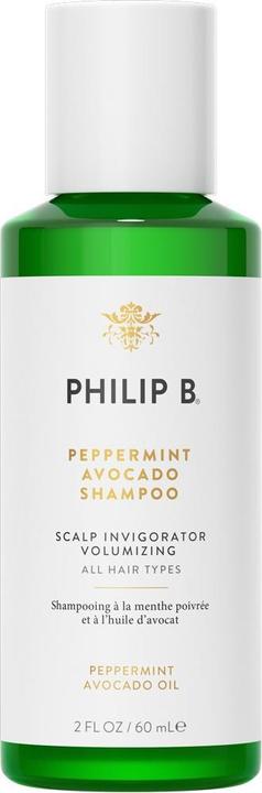Philip B. Peppermint And Avocado Volumizing & Clarifying Shampoo (60 ml, Flüssiges Shampoo)