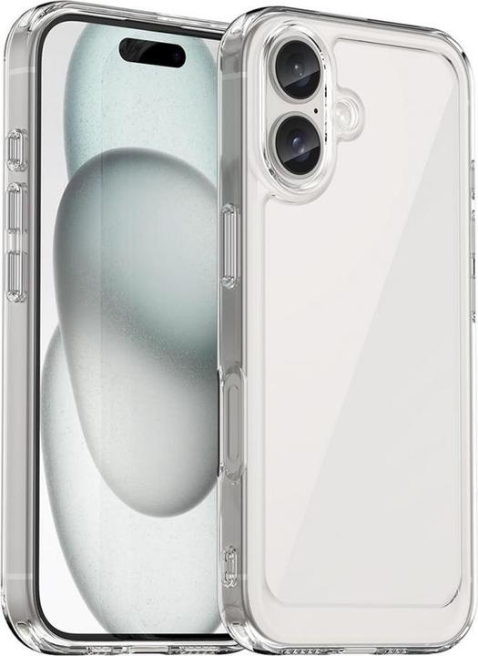 Immagine prodotto Hurtel Custodia Outer Space con cornice in gel per iPhone 16 - trasparente (Apple iPhone 16)