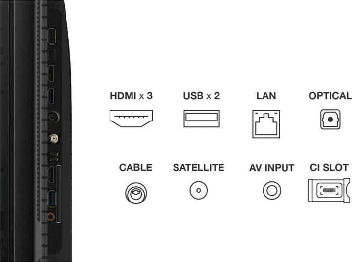 Produktbild TCL 43T7B (43", QLED, 4K, 2024)