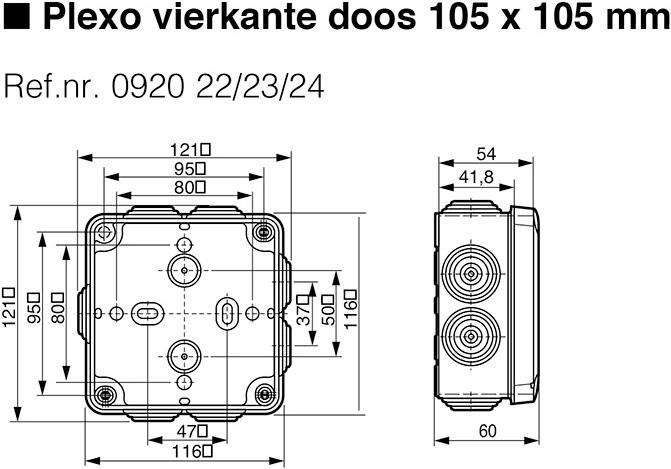 Actual product image Legrand Plexo box