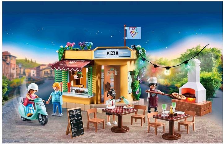 Produktbild Playmobil Pizzeria mit Gartenrestaurant (70336, Playmobil City Life)