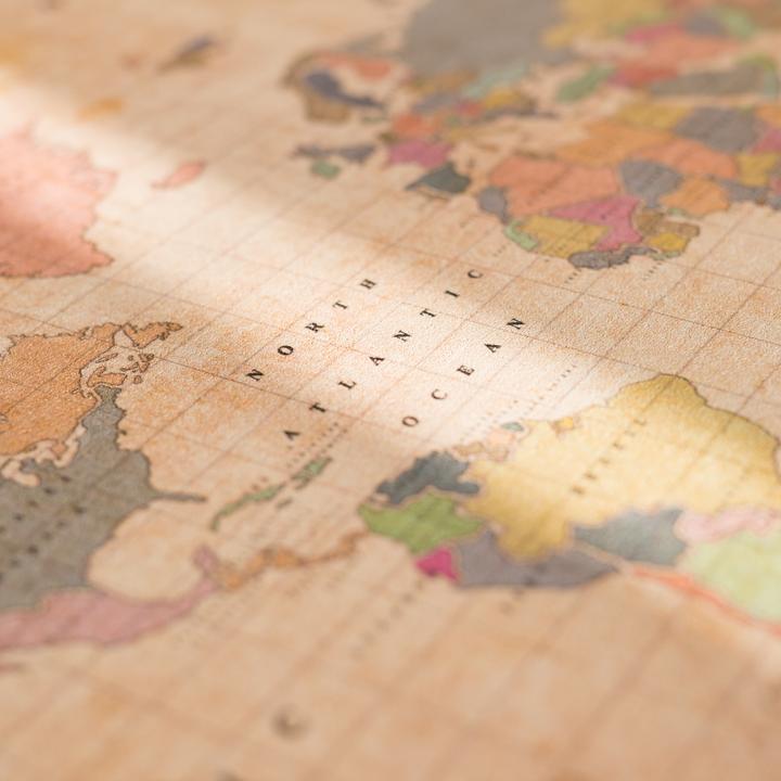 Immagine prodotto Miss wood World Map Old School (Bacheca, Mappamondo, 60 x 45 cm)