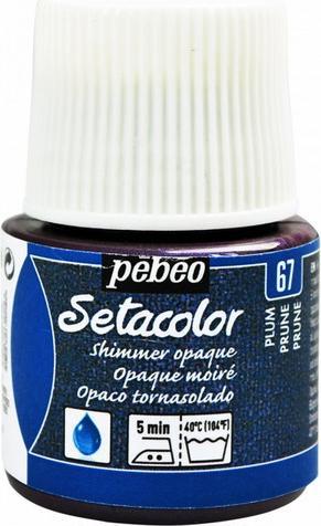 Image du produit Pebeo Setacolor opaque (Violet prune chatoyant, 45 ml)