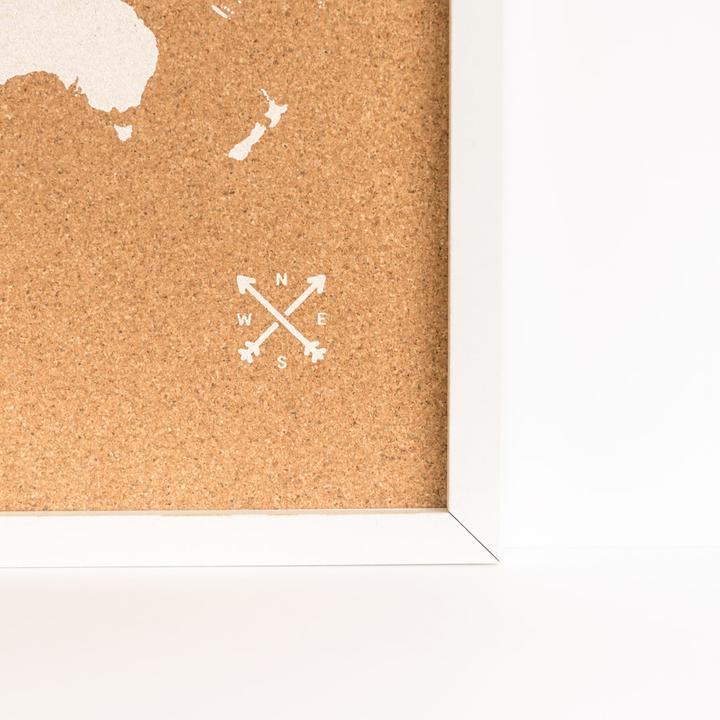 Actual product image Miss wood World map (Bulletin board, World map, 60 x 45 cm)