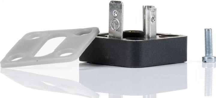 Actual product image Rs Pro Valve connector DIN 43650 plug 3P+E / 250 V ac plug-in installation, black