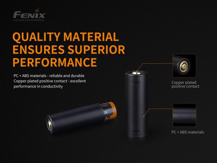 Immagine prodotto Fenix ALF-18, adattatore per batterie 18650 a 21700