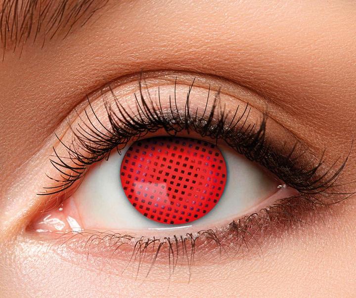 Image du produit Boland Lentilles de contact Cyborg : Lentilles hebdomadaires (Rouge)