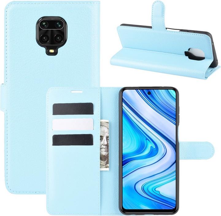 Immagine prodotto Cover-Discount Xiaomi Redmi Note 9 Pro - Custodia in pelle blu chiaro