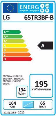 Energy Label LG 65TR3BF-B (3840 x 2160 Pixels, 65")