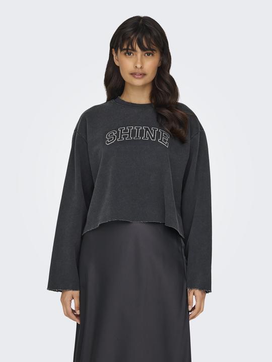 Actual product image Only Regular fit round neck sweatshirt Sweatshirt (XL)