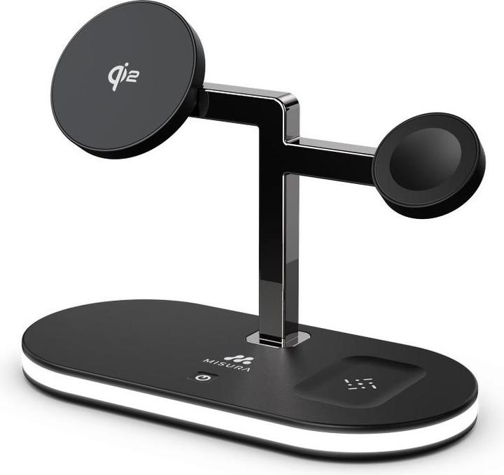 Immagine prodotto Misura MH07 Stazione di ricarica wireless 5 in 1 NERO