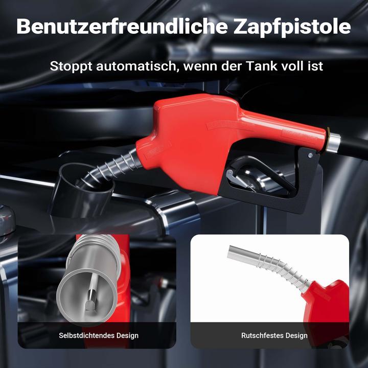 Actual product image Wiltec 120l mobile tank system 12V pump fuel tank diesel filling station