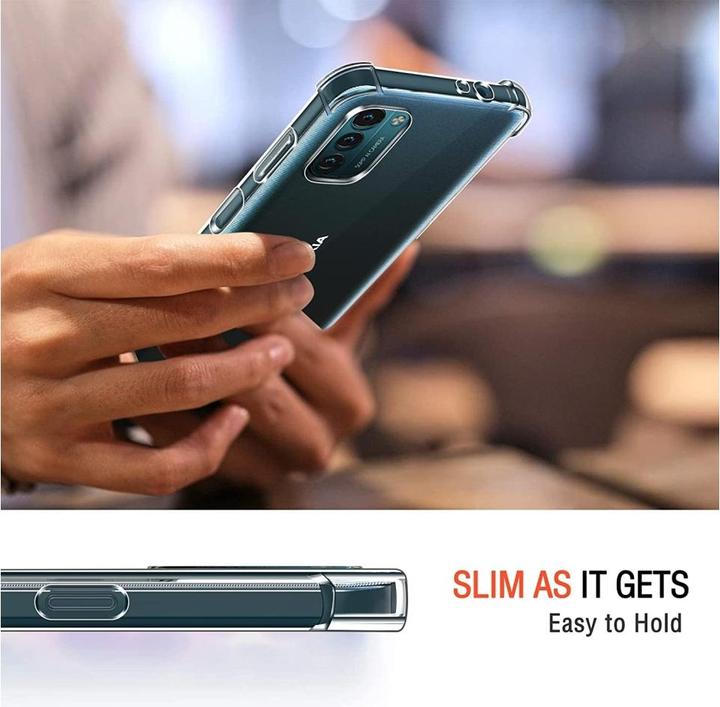 Actual product image Screenguard Crystal Soft Airbag Bumper (Nokia G21)