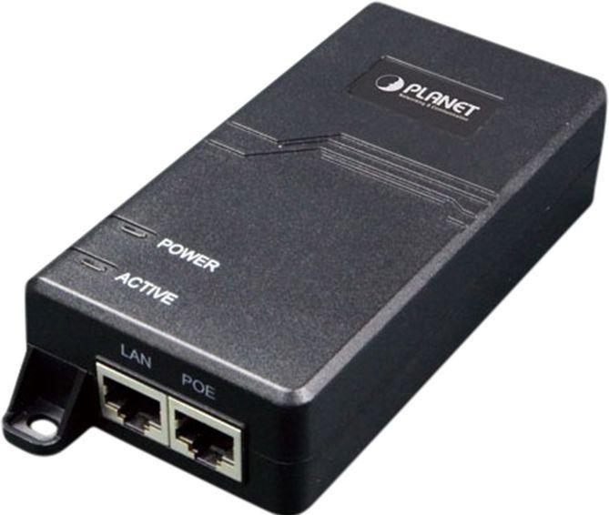 Actual product image Planet Single-Port 10/100/1000Mbps Ultra PoE Injector (UPOE, Proprietary 48V, 60 W)
