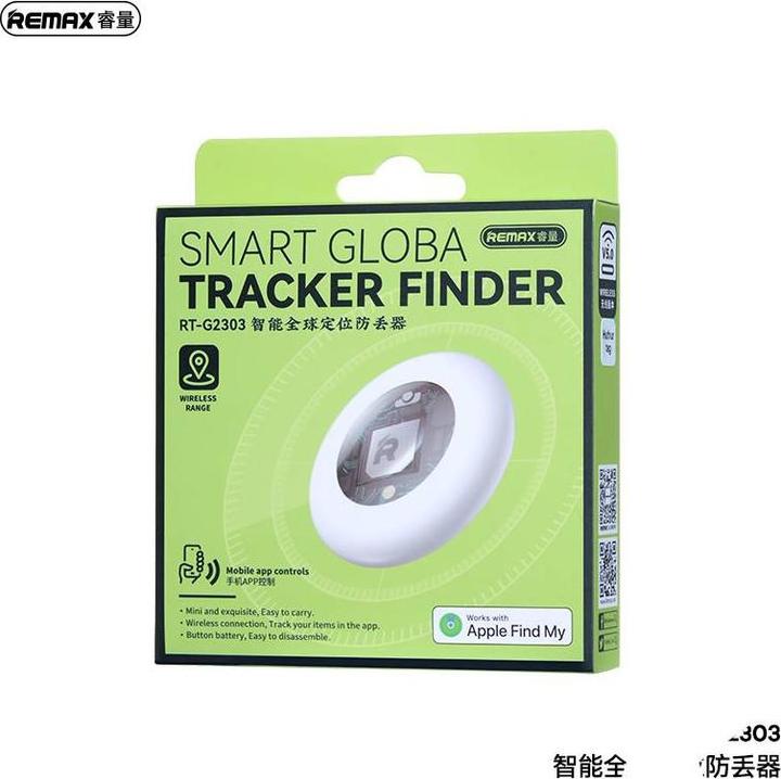 Immagine prodotto Remax RT-G2303 Smart Global Position Tracking Item Finder, Weiss (Android, iOS)