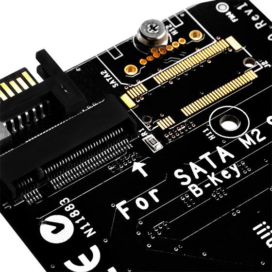 Image du produit Silverstone SST-ECM20 - Contrôleur de stockage - Carte M.2