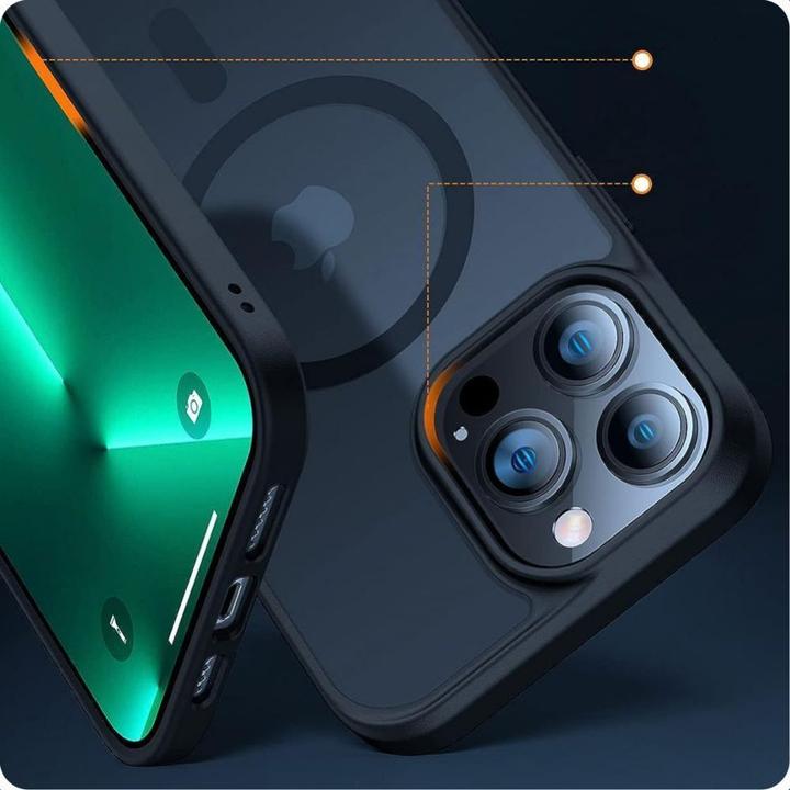 Actual product image Tech-Protect Magmat Magsafe iPhone 15 Pro Matte titanium (Apple iPhone 15 Pro)